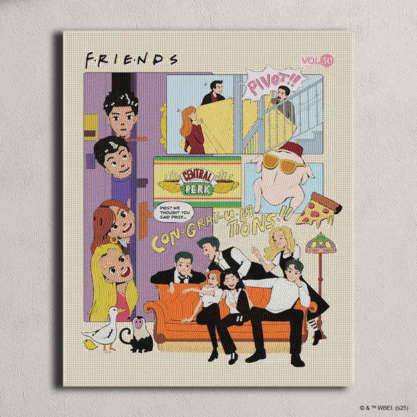 フレンズ・フォーエバー - ダイヤモンドペインティングキット