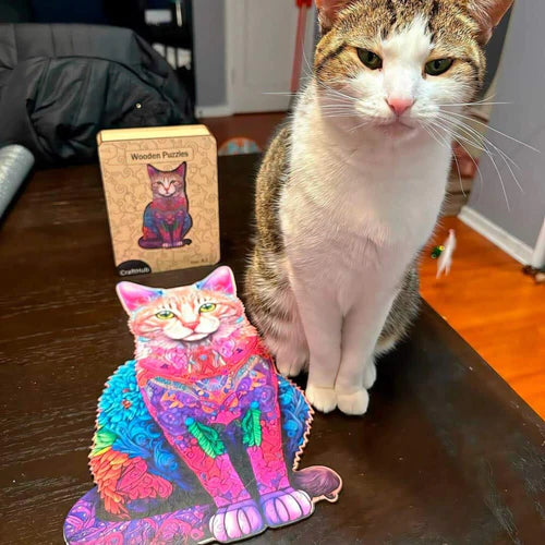 Amazon.com: Dog and Cat Puzzle Personalized Wooden Puzzle