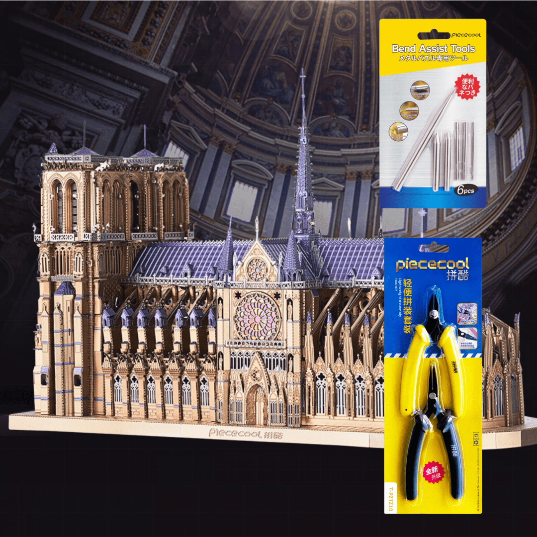 パリのノートルダム大聖堂3Dメタルパズル – Crafthub Japan パリのノートルダム大聖堂3Dメタルパズル – Crafthub Japan