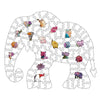 Animal Jigsaw Puzzle > Wooden Jigsaw Puzzle > Jigsaw Puzzle Crochet Elephant - Jigsaw Puzzle