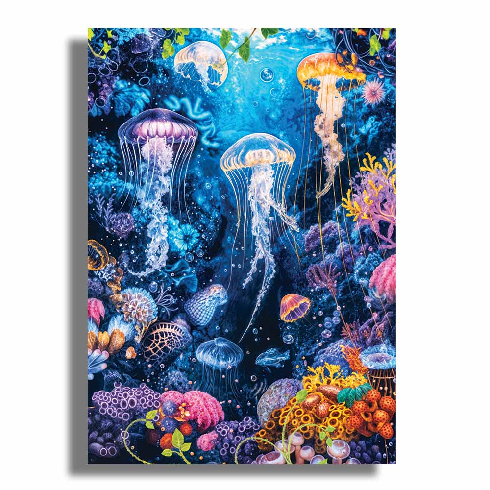 海の輝き - 木製ジグソーパズル