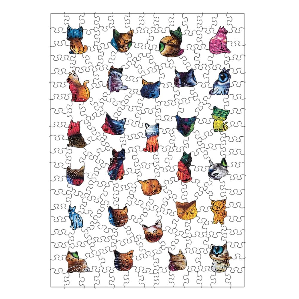 Animal Jigsaw Puzzle > Wooden Jigsaw Puzzle > Jigsaw Puzzle Cozy Kittens - Jigsaw Puzzle