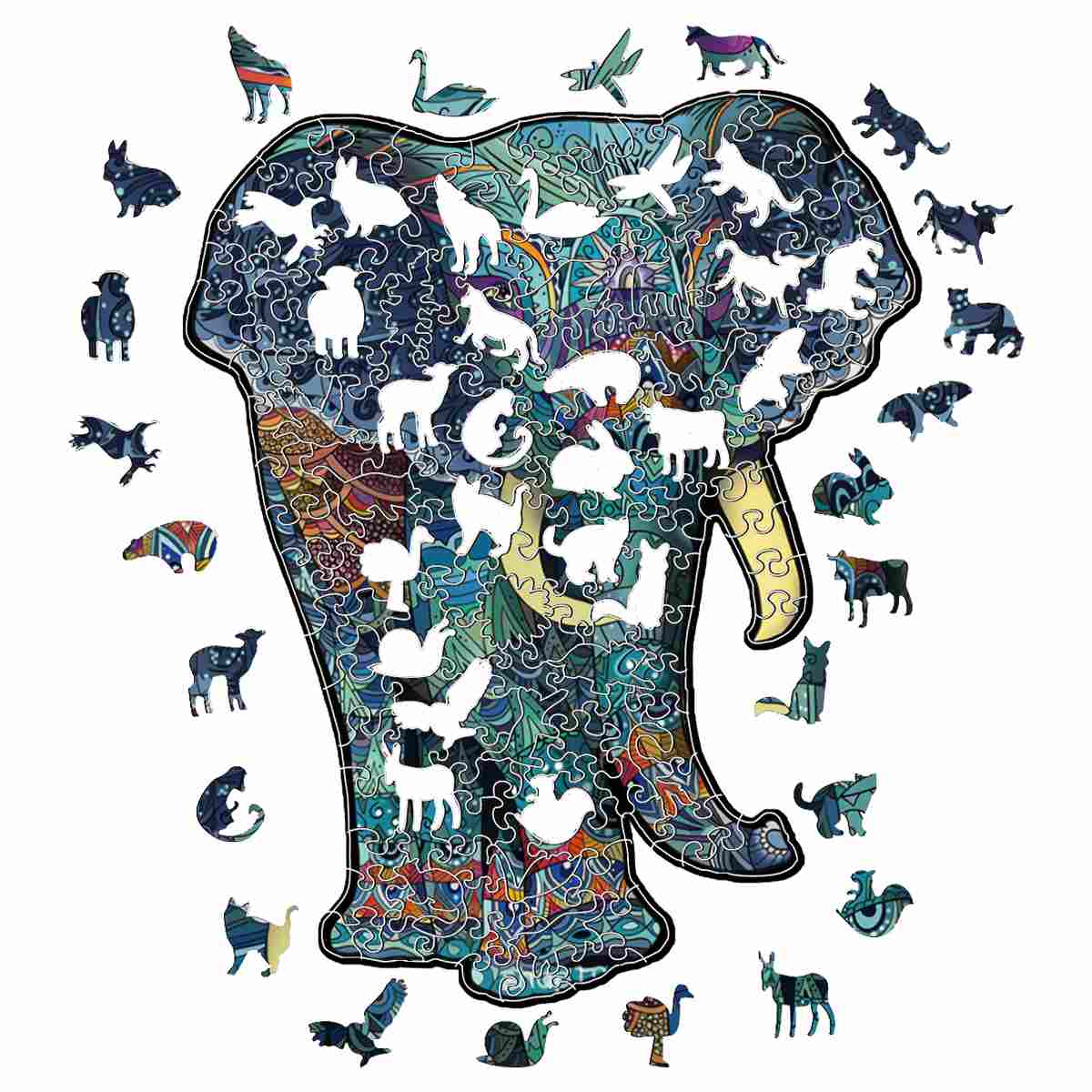 アジア象 - ジグソーパズル