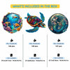 Animal Jigsaw Puzzle > Wooden Jigsaw Puzzle > Jigsaw Puzzle 3 x A3 Size L Wooden Jigsaw Puzzles + Gift Box 3-Pack Sea Life - Wooden Jigsaw Puzzle Gift Set