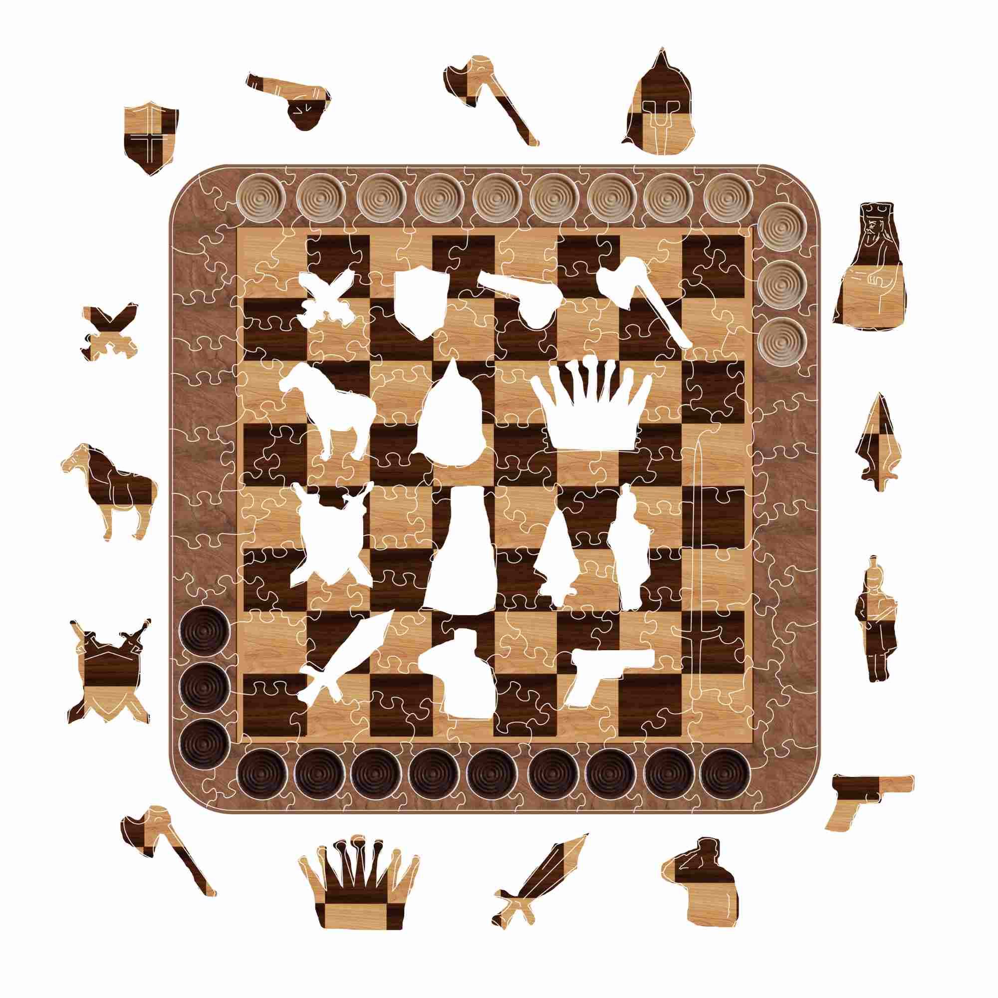 jigsaw puzzle Checkers - Jigsaw Puzzle