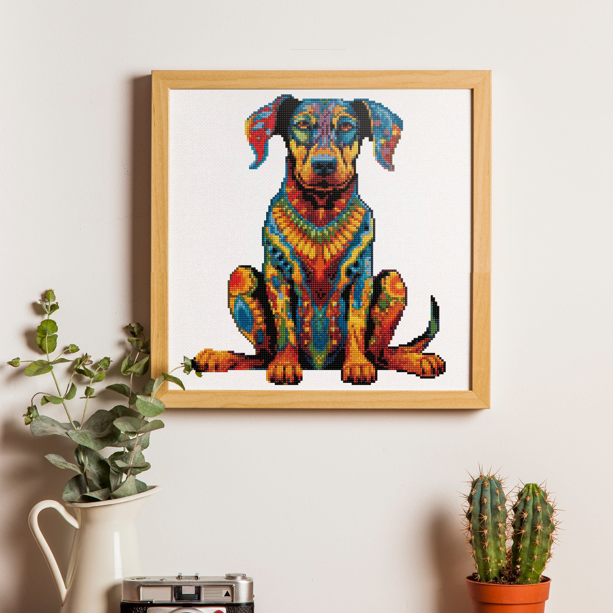 15.7"x15.7" / 40cm x 40cm Doberman Pinscher Dog - Diamond Painting Kit