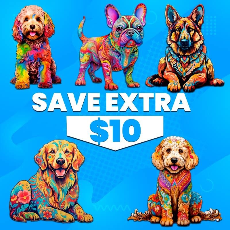 Animal Jigsaw Puzzle > Wooden Jigsaw Puzzle > Jigsaw Puzzle A4: TOP 5 DOGS BEST SELLERS (EXTRA $10 OFF) Dogs: Top 5 Best Sellers (Up To $20 Off + Free Shipping)