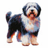 40x40cm Old English Sheep Dog - Diamond Painting Kit