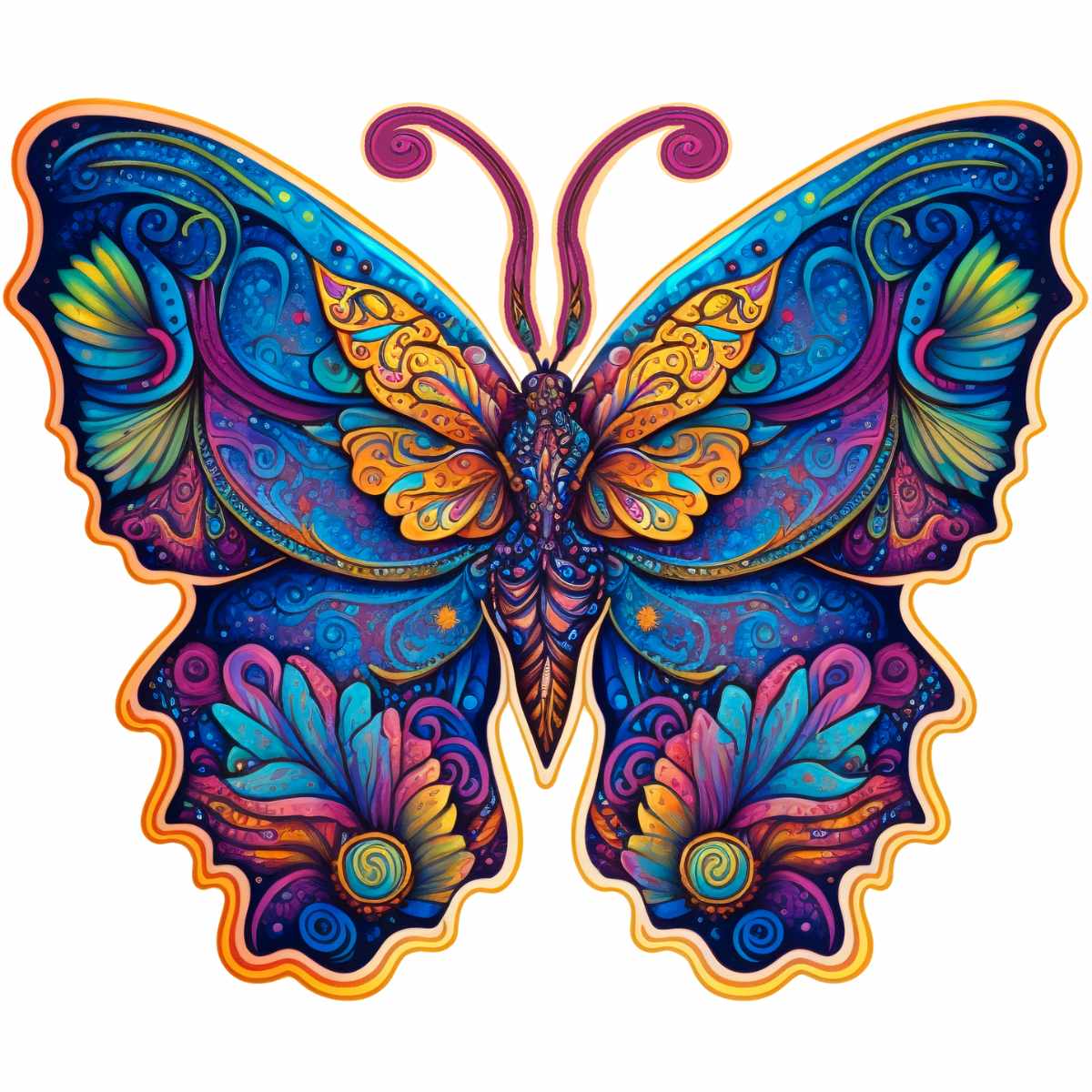 ギャラクシー蝶々-ジグソーパズル