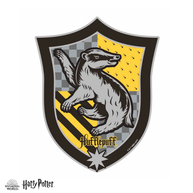 Animal Jigsaw Puzzle > Wooden Jigsaw Puzzle > Jigsaw Puzzle A3 Hufflepuff Crest - House Prides Wooden Jigsaw Puzzle